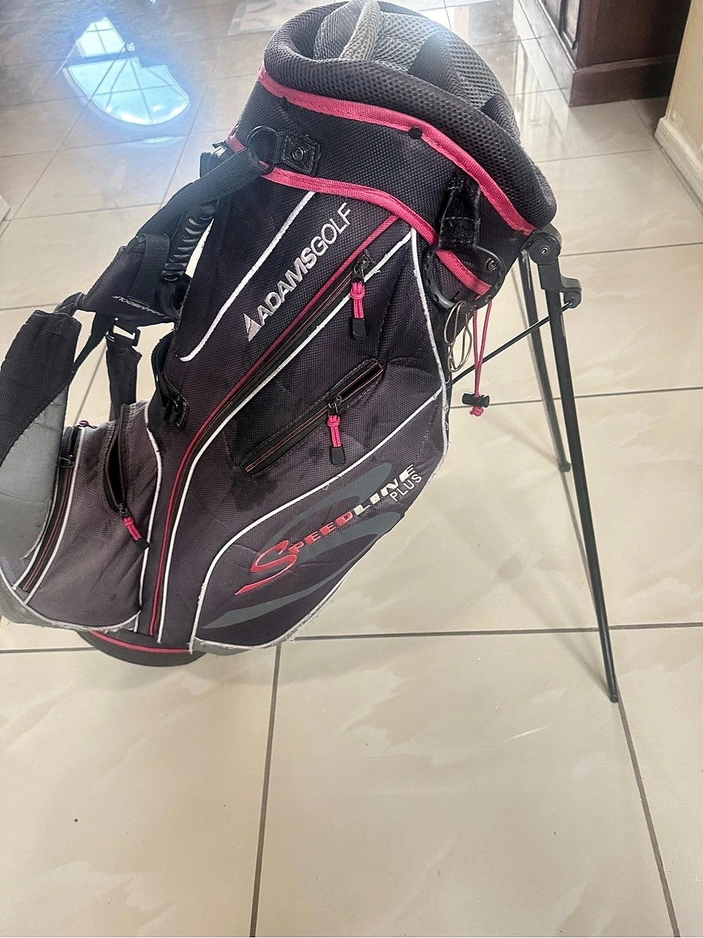 Adams Golf Speedline Plus Golf Stand Bag Black Pink